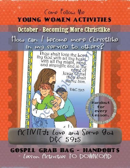 Love And Serve God Dandc 595 Scripture Poster Activity For October