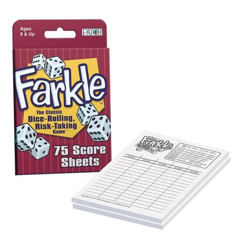 Toys And Co Product Detail Farkle Score Sheets