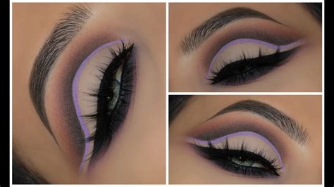 Purple Liner Cut Crease Tutorial Amys Makeup Box Youtube