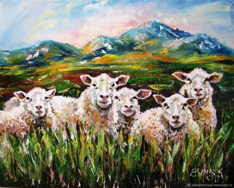 Sheep Painting At Explore Collection Of Sheep Painting
