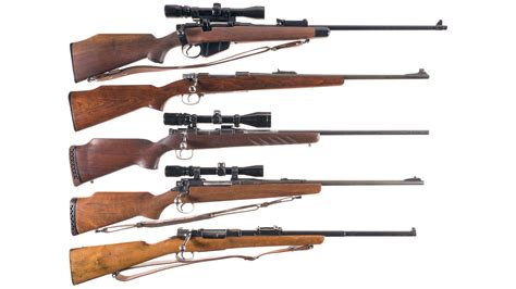 Five Bolt Action Rifles Rock Island Auction