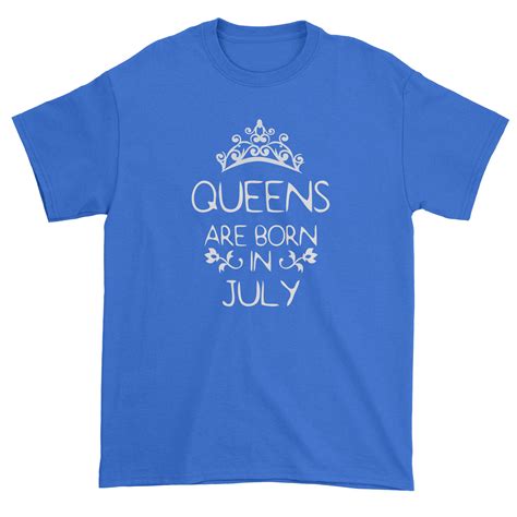 Queens Are Born In July Mens T Shirt
