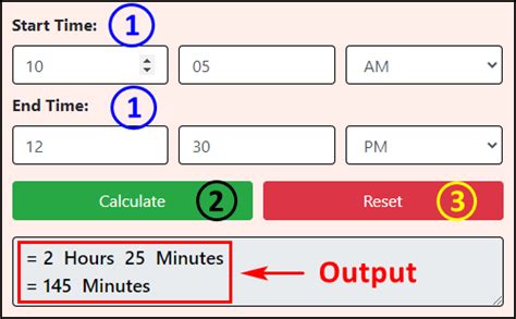 Hours Calculator Time Duration Calculator Online
