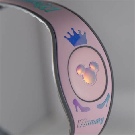 Disney Magic Band Decal 20 Holographic Personalized Name Or Etsy