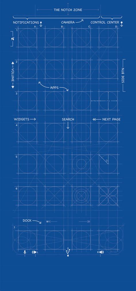 Iphone X Blueprint Wallpaper By Mrdude42 On Deviantart