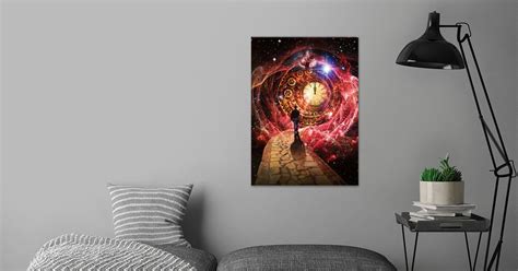 Time And Space Poster By Seam Less Displate