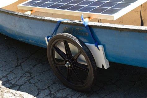 Solar Canoe With Wheels