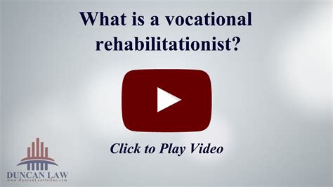 What Is Vocational Rehabilitation In Workers Compensation Youtube