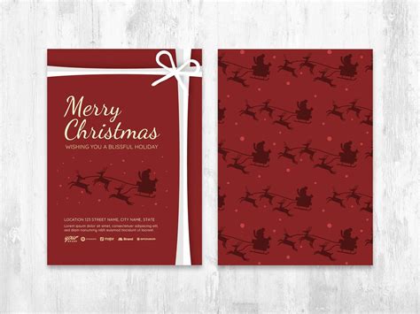 Adobe Illustrator Christmas Card Template