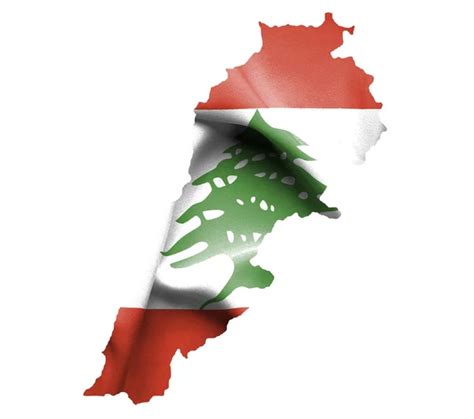 Flag And Map Of Lebanon — Stock Photo © Savup 5246048