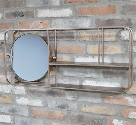 Industrial Bathroom Mirror With Shelf Bathroom Guide By Jetstwit