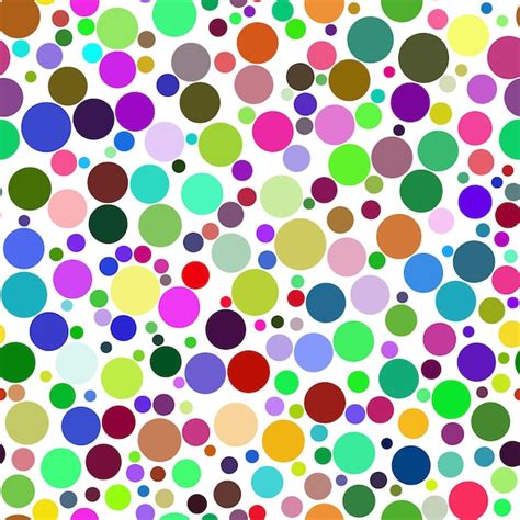Premium Vector Abstract Seamless Pattern Of Circles Of Different