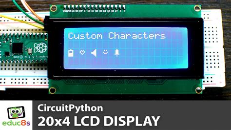 Raspberry Pi Pico 20x4 LCD Tutorial