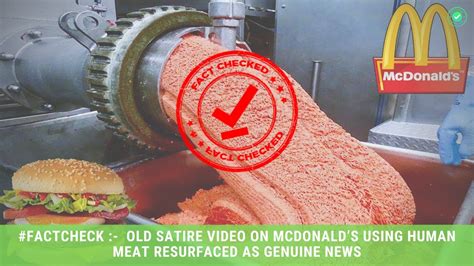 McDonald S Human Meat Claim Is False Fact Shot Shorts YouTube