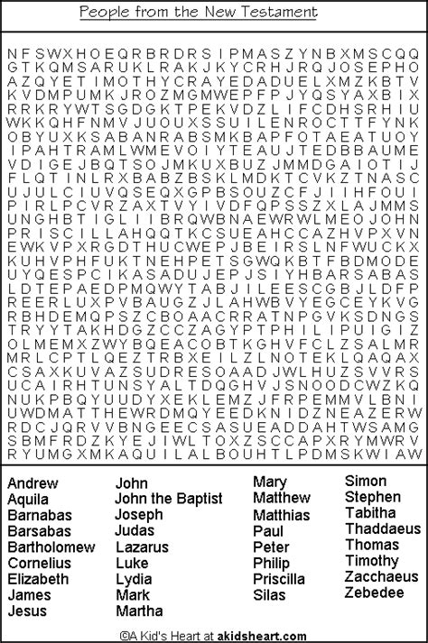 Printable Word Search Puzzles Printable Bible Word Search Jhj