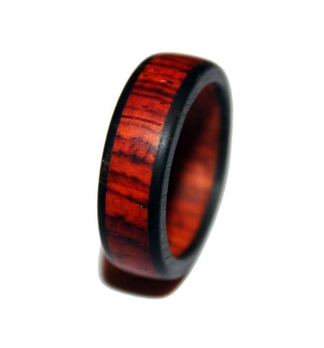 Wooden Ring Wood Rosewood Jewelry For Wedding By Woodenrings 3000