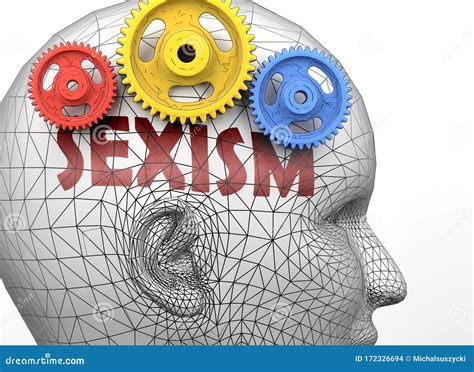 Sexism And Human Mind Pictured As Word Sexism Inside A Head To