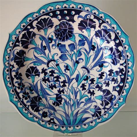 Handcrafted 12 30cm Turkish Handmade Iznik Ceramic Plate Various