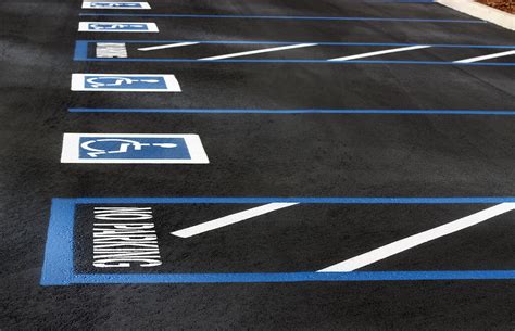 Common Colors For Parking Lot Striping And Road Markings Aci Asphalt And Concrete
