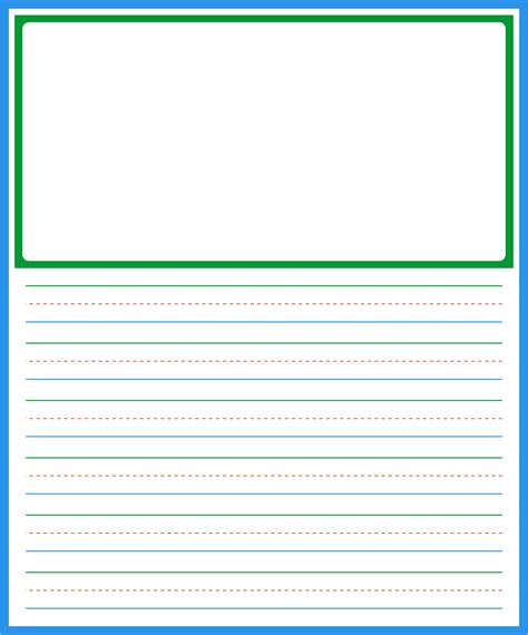10 Best Printable Primary Writing Paper Template Pdf For Free At Printablee