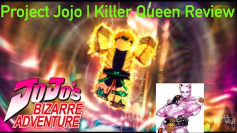 Killer Queen Review Project Jojo Youtube