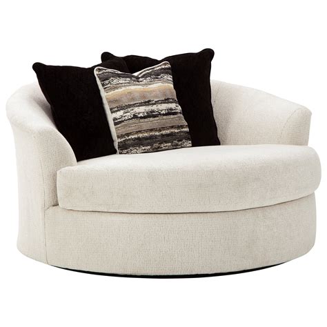 Ashley Furniture Cambri Oversized Round Swivel Chair Rooms And Rest