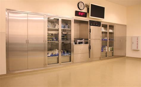 Stainless Steel Operating Storage Room Cabinets Continental Metal