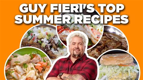 Guy Fieris Top 5 Summer Recipe Videos Guys Big Bite Food Network
