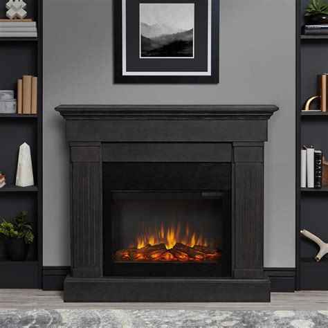 Real Flame Crawford Slimline 47 In Freestanding Electric Fireplace In