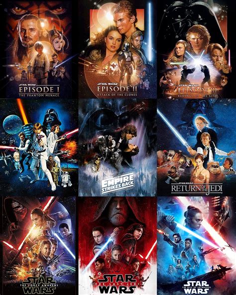 All Star Wars Movies In Order From First To Last