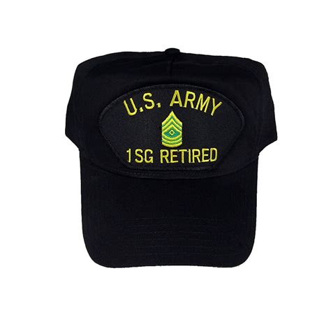 Us Army First 1st Sergeant 1sg Retired E 8 Rank Hat Cap Etsy