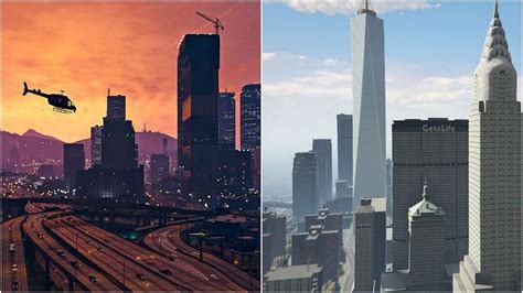 Gta 5 Vs Gta 4 Map Comparison How Different Are The Maps Of The Two Games