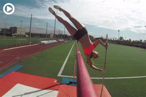 Allison Stokke Takes You For A Ride In Point Of View Pole Vaulting Video Fstoppers