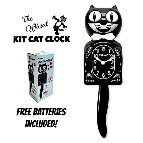 Vintage 1960s Original Electric Kit Cat Klock Kat Clock Felix The Cat