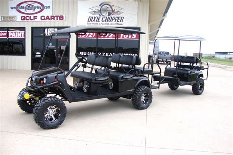 6 Passenger With A Trailer Golf Carts For Sale Club Car Golf Cart