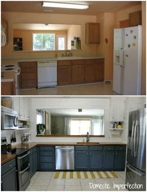 Filter by style, size and many features. 20+ Small Kitchen Renovations Before and After - DIY ...