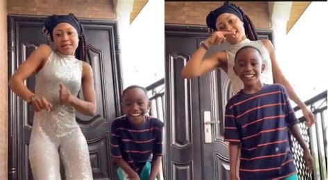 Akuapem Poloo And Son Drop Another Adorable Video As They Have Fun On