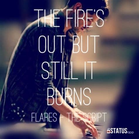 Flares The Script I Am In Love With This Song Fire Lyrics Cool