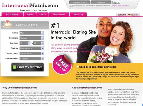 InterracialMatch Com The World S First Largest And Most Effective