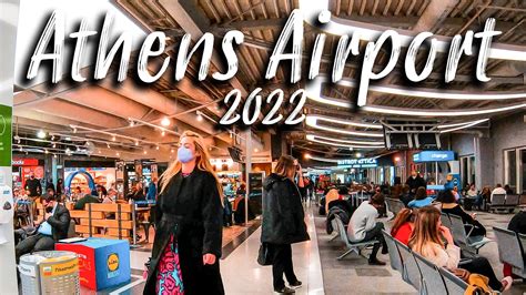Athens Airport Greece 2022 Walking Tour 4k Uhd Athens