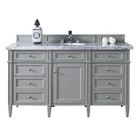 60 zoll bad eitelkeit mit make up bereich waschbecken eitelkeit. James Martin Vanities Brittany 60-in Urban Gray Single ...