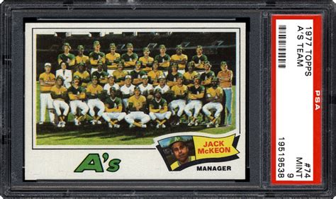 1977 Topps As Team Psa Cardfacts