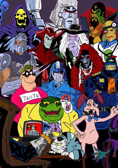 80s Cartoon Villains By Banner24 7 Crossoverparodies