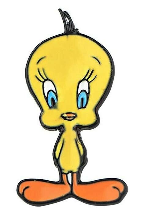 Tweety Bird Cartoon Characters 1 15 Inches Tall Enamel Metal Pin