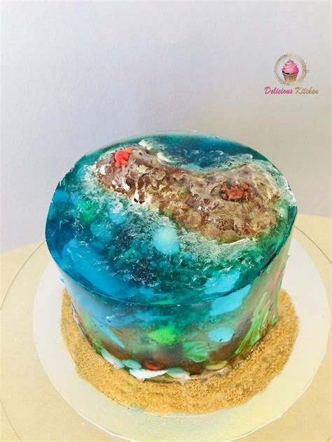 Underwater Ocean Cake Decorating Ideas For A Beach Or Pool Party