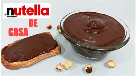 Nutella De Casa Reteta In 10 Minute Nutella Casera Receta En 10