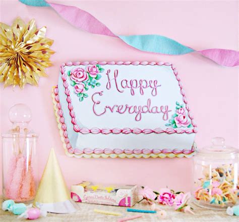 Everyday Is A Holiday — Happy Everyday Cake Plaque