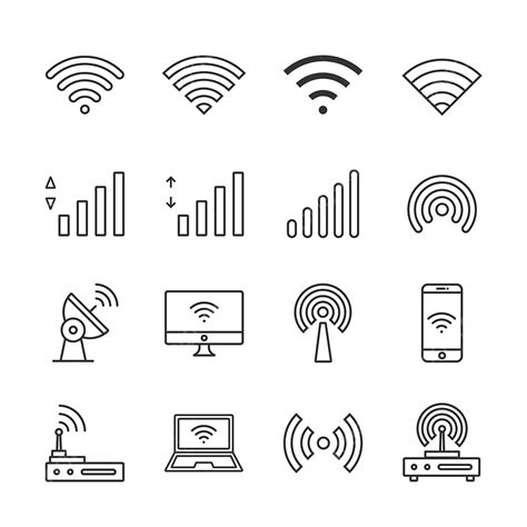 Internet Wifi Connect Vector Art Png Signal And Wifi Internet