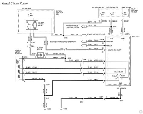 Below is the connection diagram. 2010 Ford F-150 Single Zone Manual Climate Control HVAC Wiring