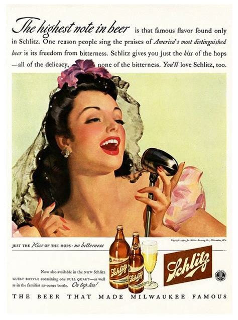 And Drink Enough You Ll Think You Re A Professional Singer Vintage Beer Ads For Women